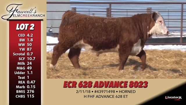 Lot #2 - ECR 628 ADVANCE 8023