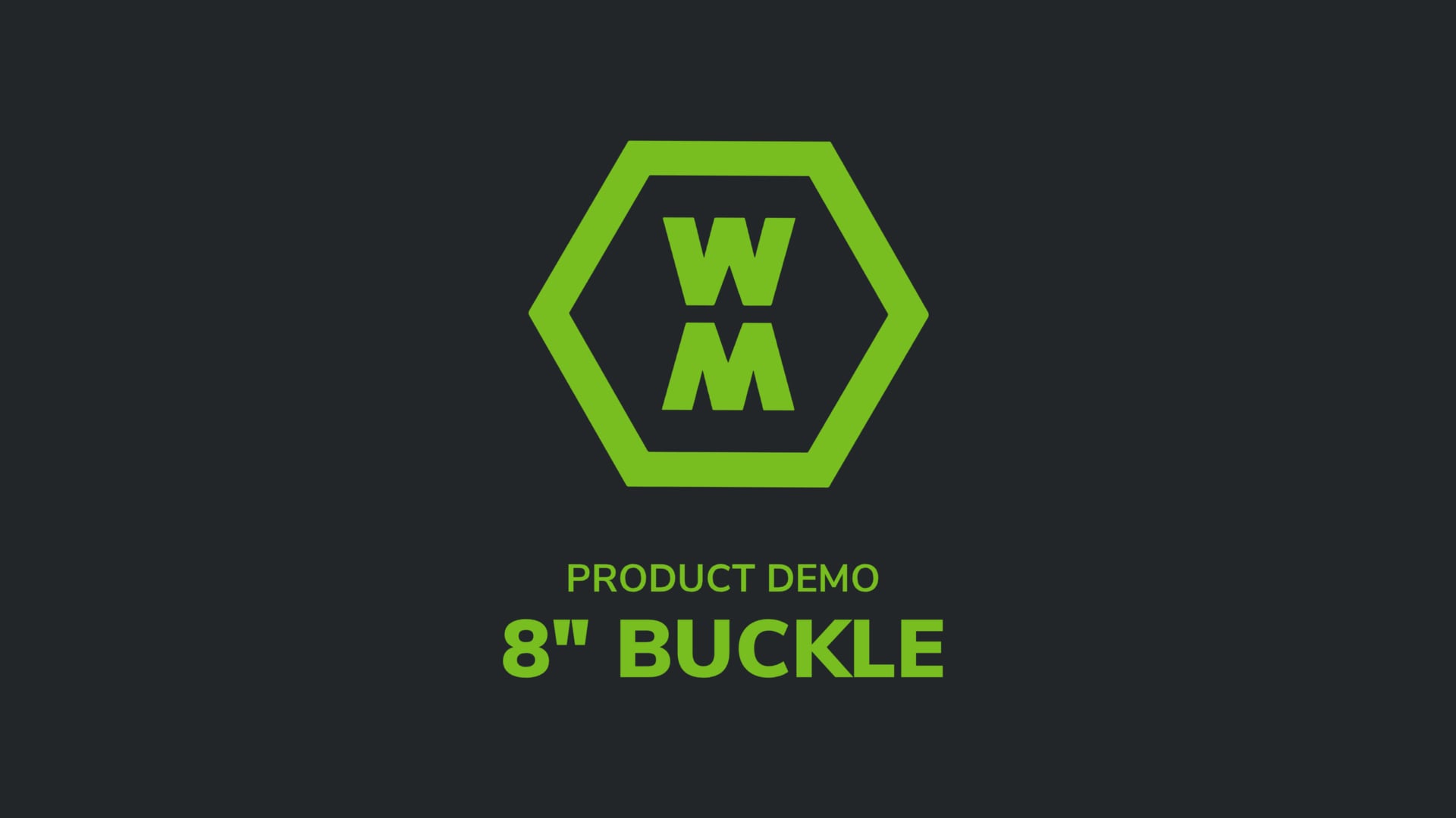 Video of WreckMaster Buckle and Pin