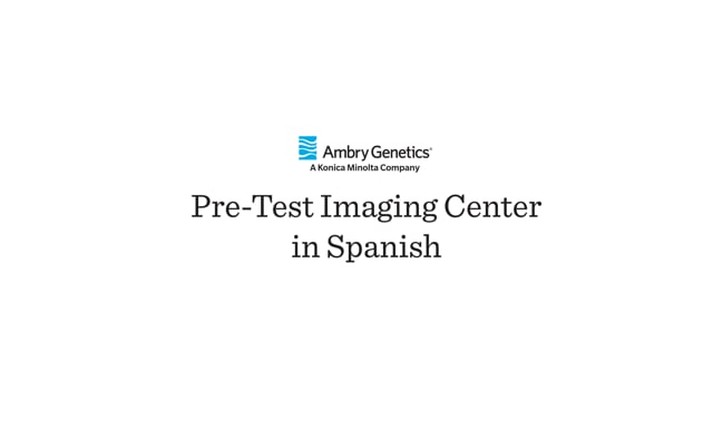 Pre-Test Genetics Education (Imaging Centers) (Spanish)