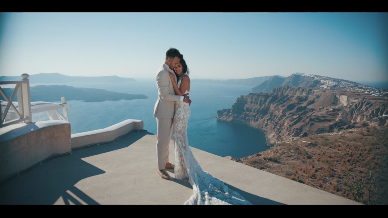 Asha & Gov - Civil Wedding Santorini