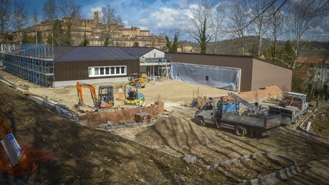 Time Lapse Cantiere - Fondazione Andrea Bocelli - Sarnano (MC)