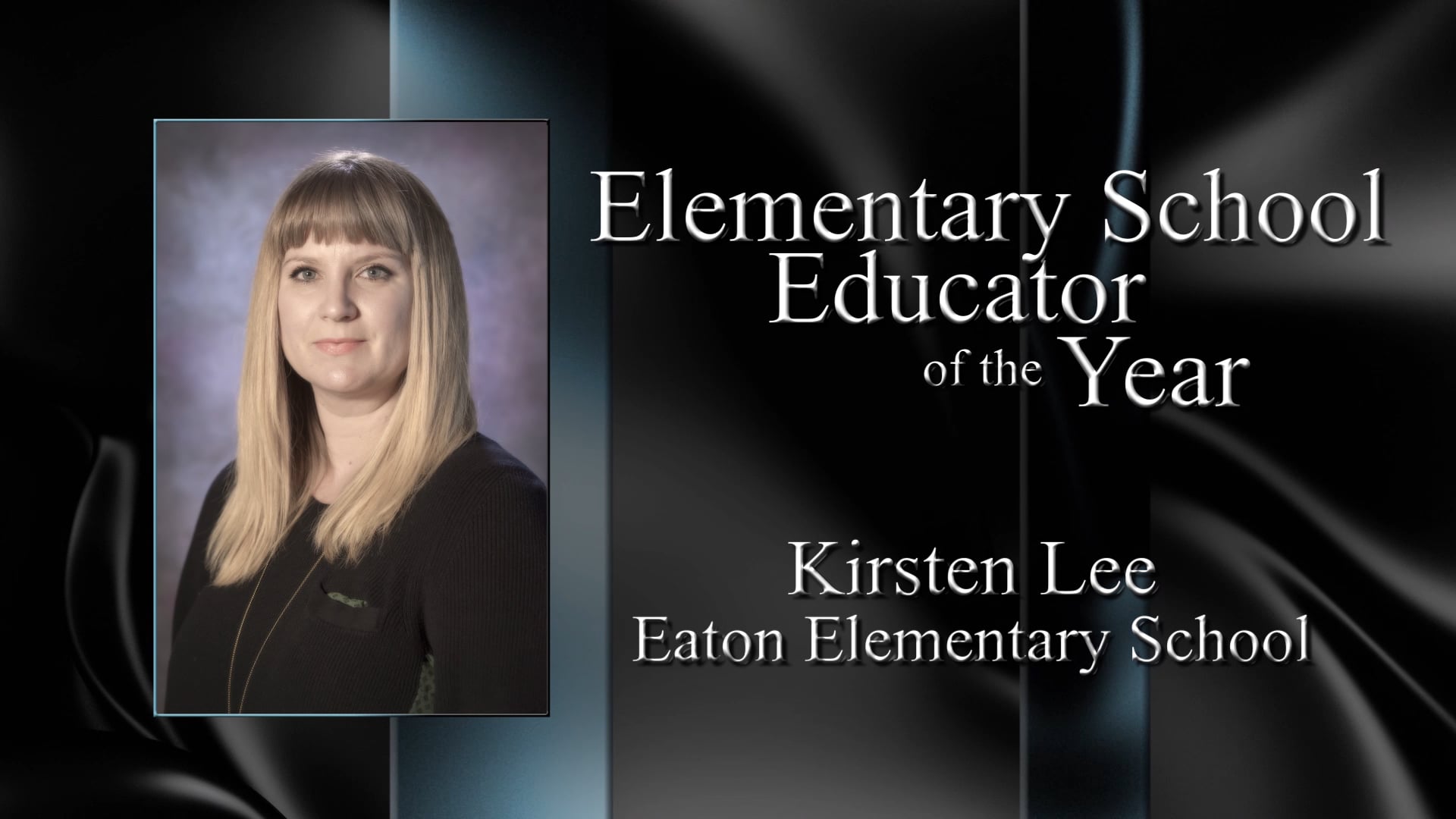 KIRSTEN LEE - Educator of the Year - Elementary School on Vimeo