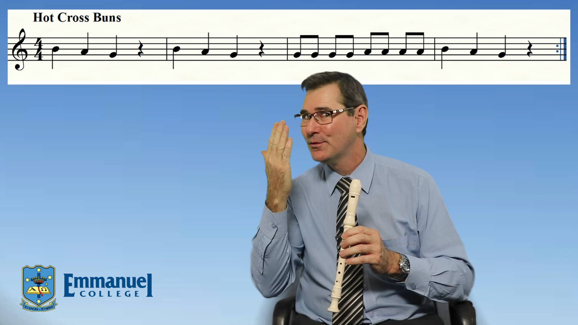 Recorder Lesson 3 Hot Cross Buns on Vimeo