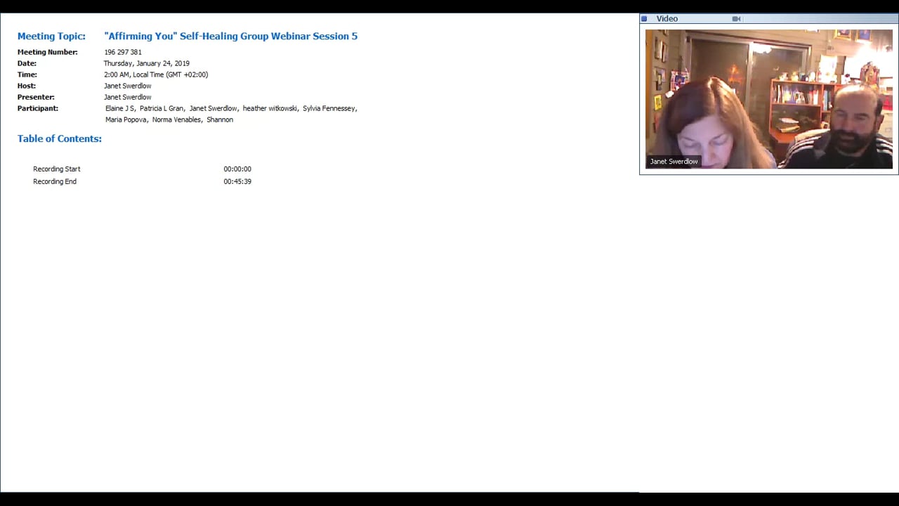 Affirming You Self-Healing Group Webinar Session 5- class 3