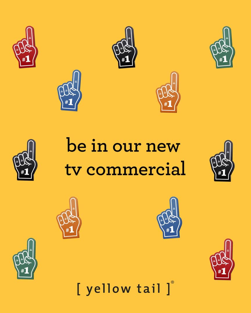 yellow tail foam fingers on Vimeo