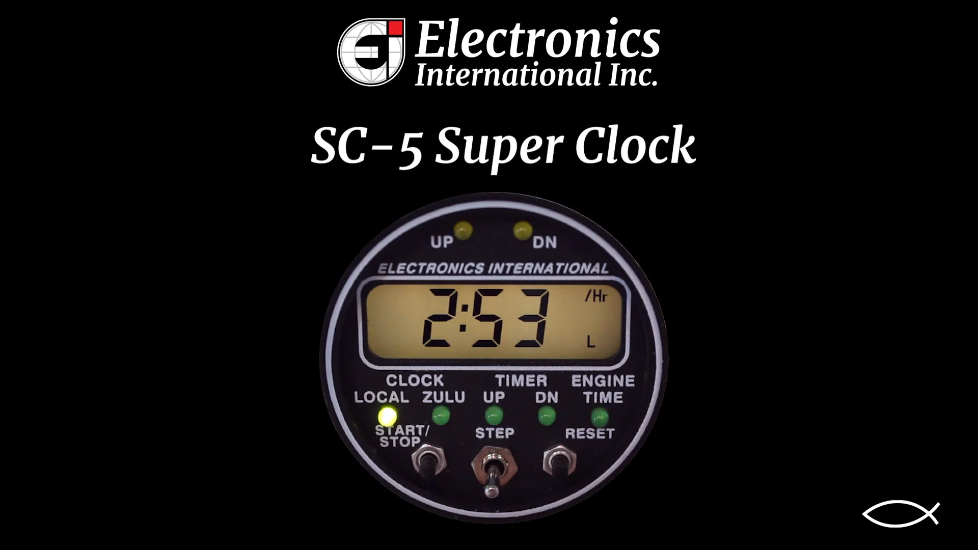 Electronics International SC-5 Digital Super Clock Instrument