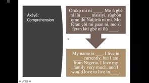 Yorùbá L2 Lesson 2