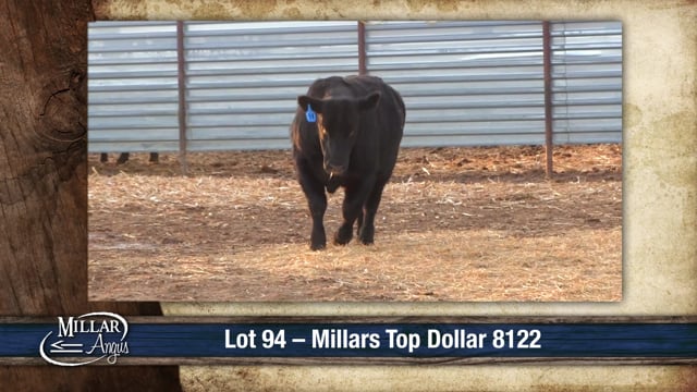 Lot #94 - MILLARS TOP DOLLAR 8122
