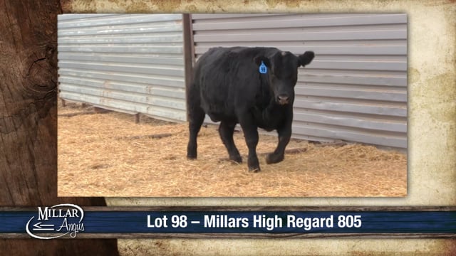 Lot #98 - MILLARS HIGH REGARD 805