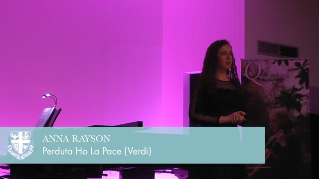 Gold Singing 2019: Anna Rayson - Perduta Ho La Pace