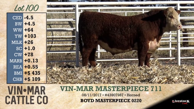 Lot #100 - VIN-MAR MASTERPIECE 711