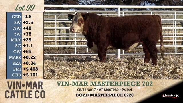 Lot #99 - VIN-MAR MASTERPIECE 702