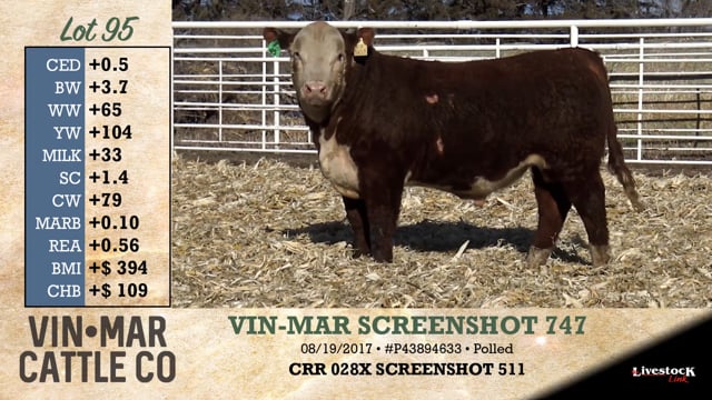 Lot #95 - VIN-MAR SCREENSHOT 747