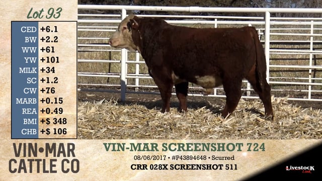 Lot #93 - VIN-MAR SCREENSHOT 724