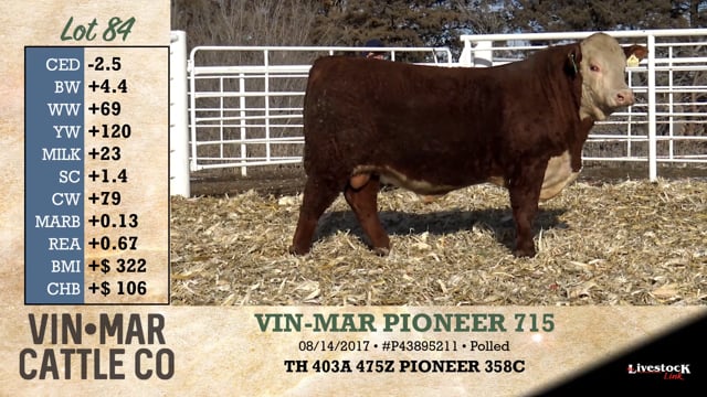 Lot #84 - VIN-MAR PIONEER 715