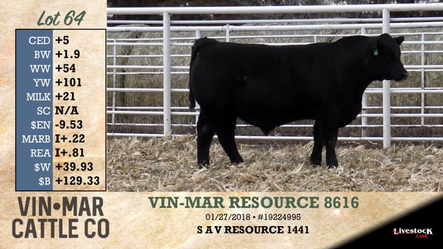 Lot #64 - VIN-MAR RESOURCE 8616