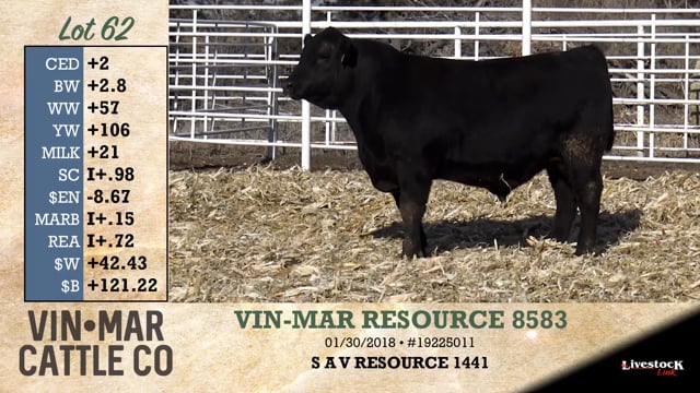 Lot #62 - VIN-MAR RESOURCE 8583