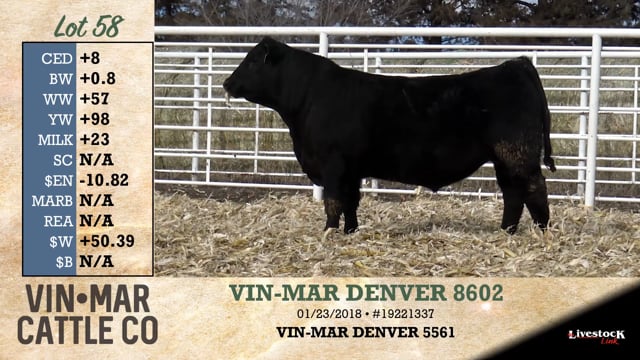 Lot #58 - VIN-MAR DENVER 8602