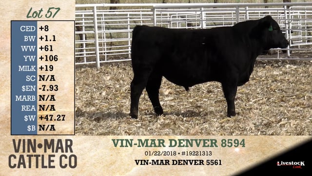 Lot #57 - VIN-MAR DENVER 8594