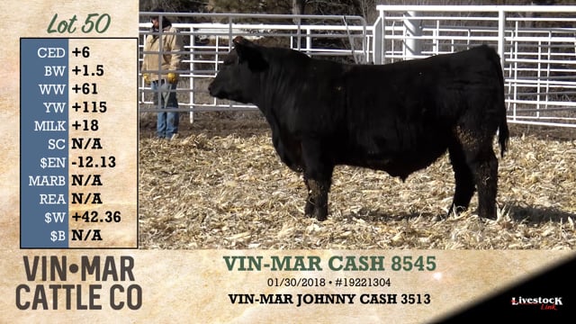 Lot #50 - VIN-MAR CASH 8545