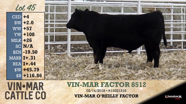 Lot #45 - VIN-MAR FACTOR 8512