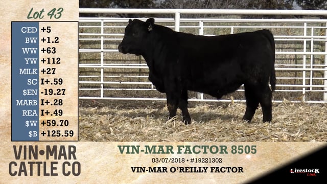 Lot #43 - VIN-MAR FACTOR 8505