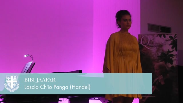 Gold Singing 2019: Bibi Jaafar - Lascio Ch'io Pianga