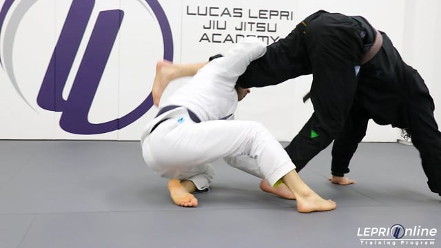 De La Riva to One Leg X Attempt to Technical Stand Up When Opponent Defends