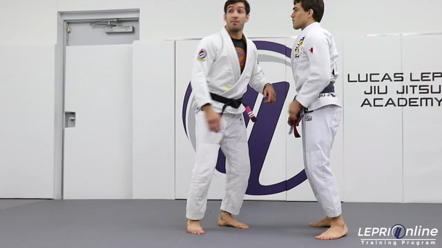 Clinch Defense to Hip Throw to Knee on Belly
