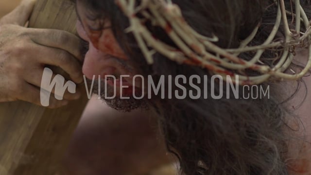 Jesus Struggles With Cross 02