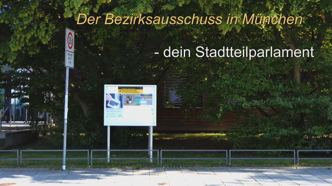 Der Bezirksausschuss In München, -dein Stadtteilparlament On Vimeo