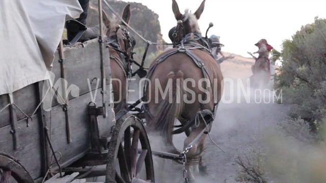 Pulling Wagon Up Hill