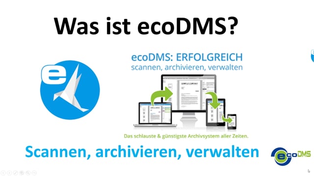 Was ist ecoDMS überhaupt?