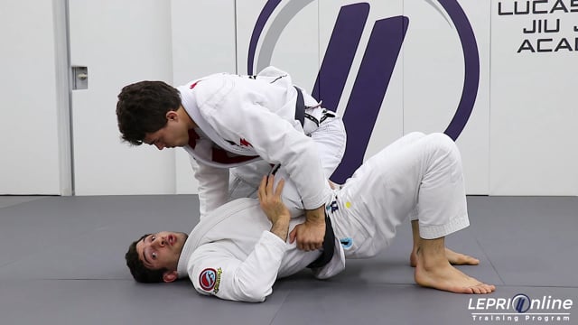 Knee On Belly Escape to Half Guard to Back Take