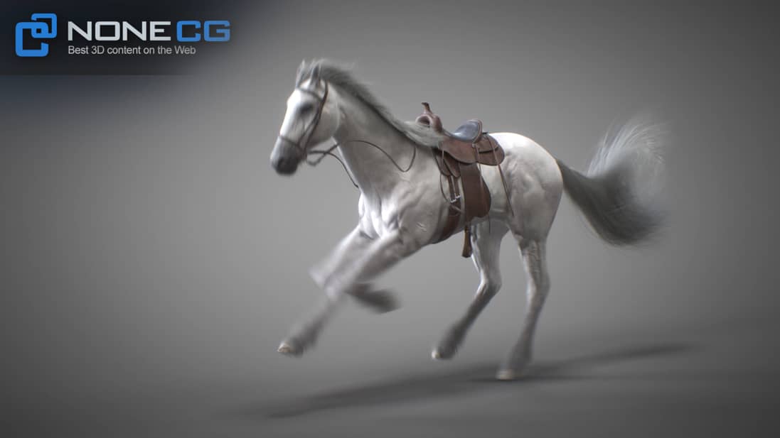 Artstation Animated 3d Horses 3dsmax Nonecg 3d