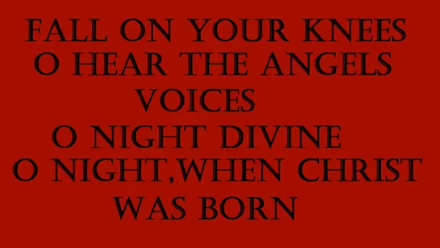 O Holy Night - Mariah Carey (Lyrics) 🎵 