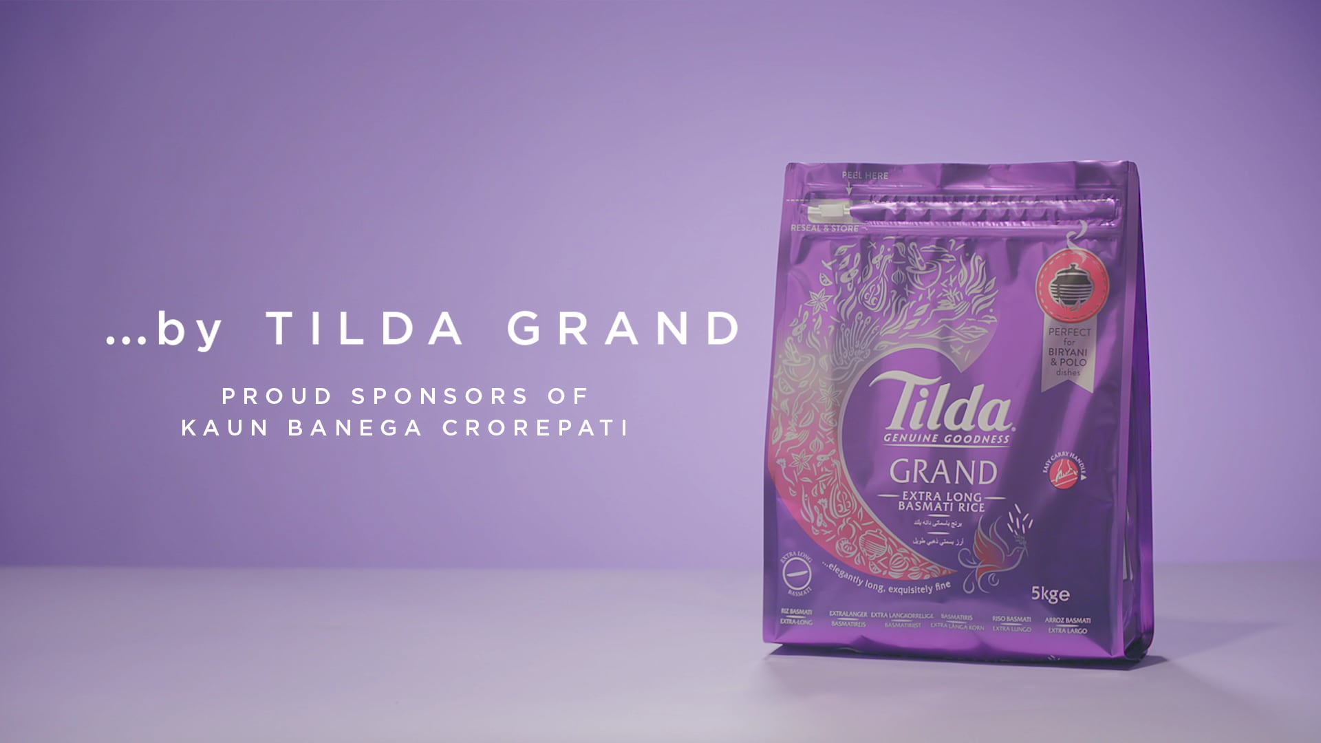 Tilda Basmati Ident