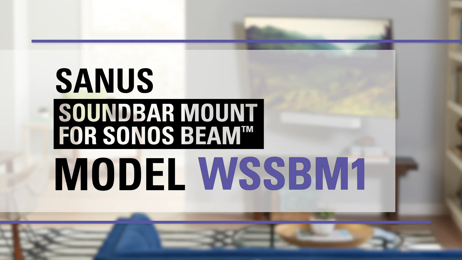 Sanus sonos best sale beam mount