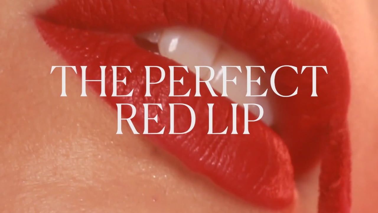 Smashbox Perfect Red Lip social tutorial