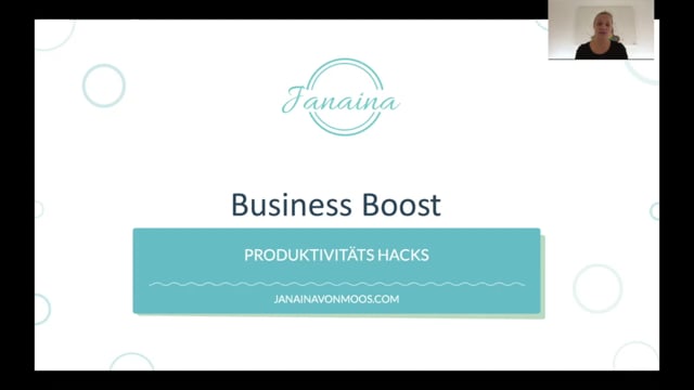 Business Boost Produktivitäts Hacks