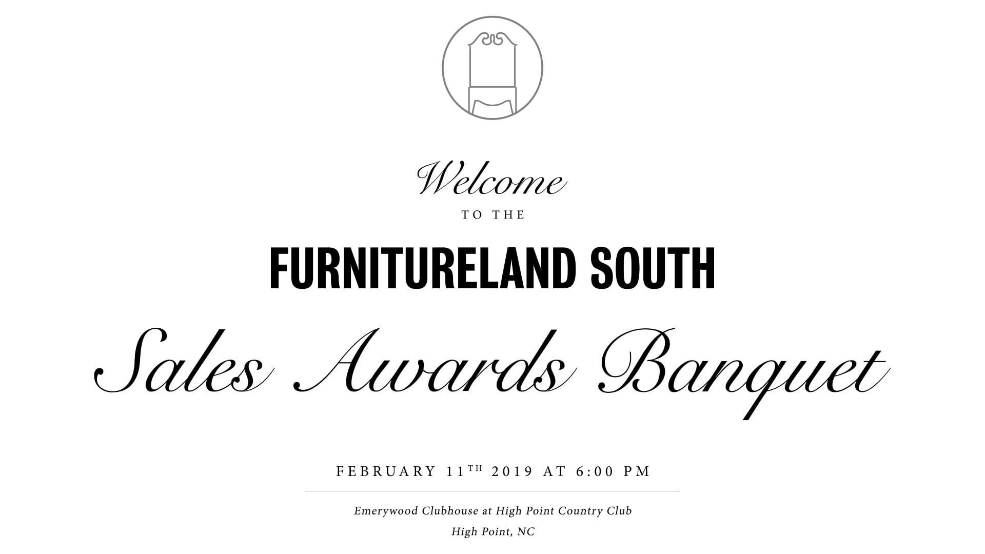 Furnitureland South Sales Awards Banquet on Vimeo