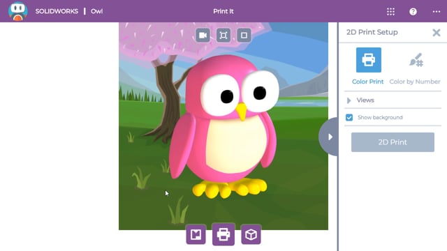 2D paper print your creations using Print It