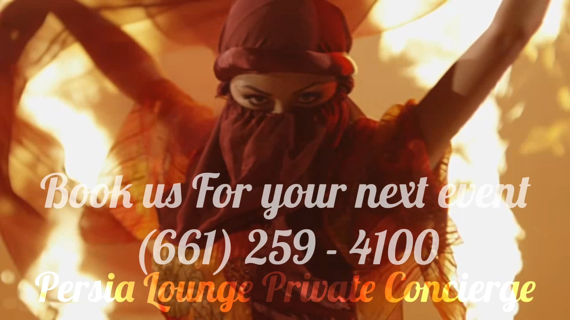 Persia Lounge x catering advertisement