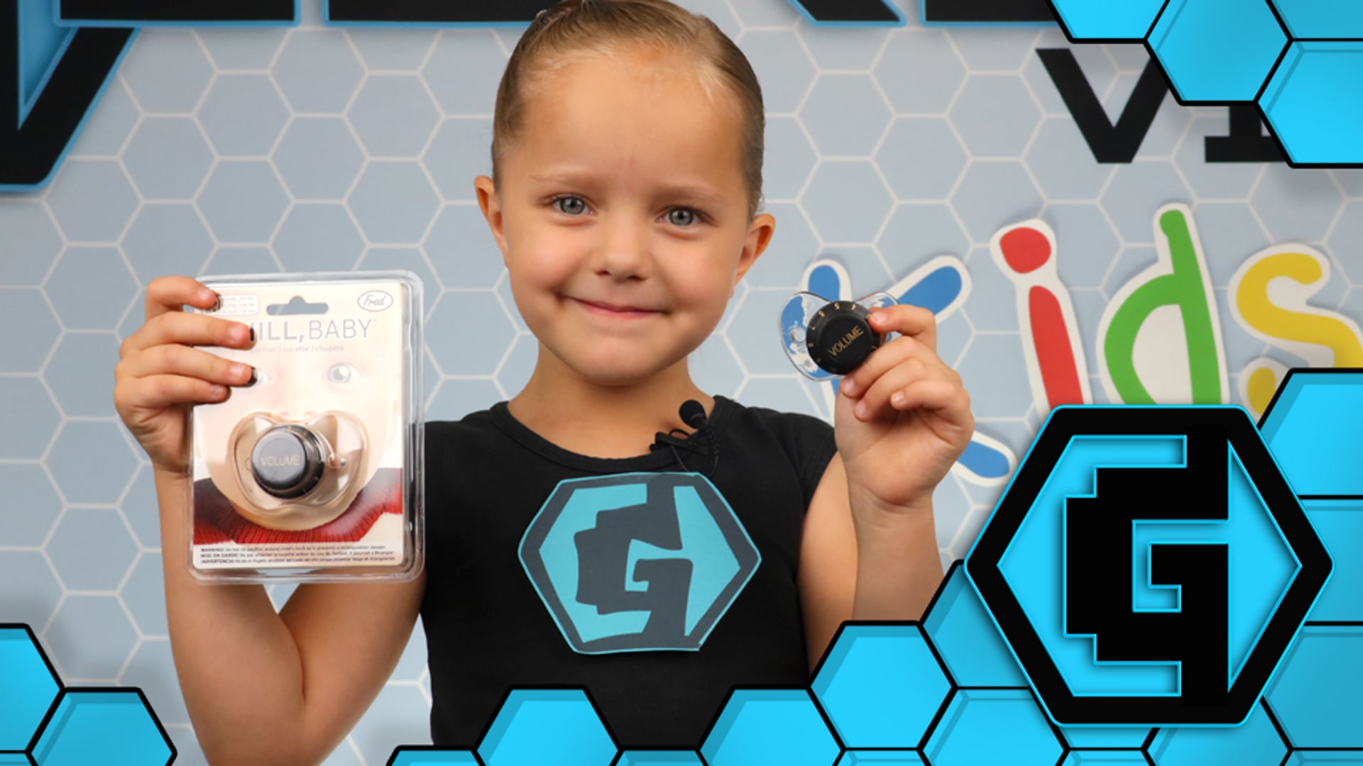 The Geekery View KIDS - Volume Knob Pacifier