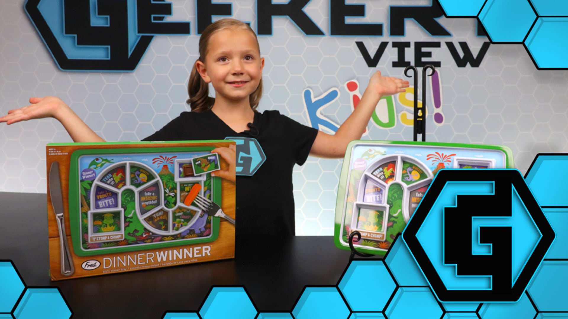 The Geekery View KIDS - Dinosaur Dinner Winner Tray