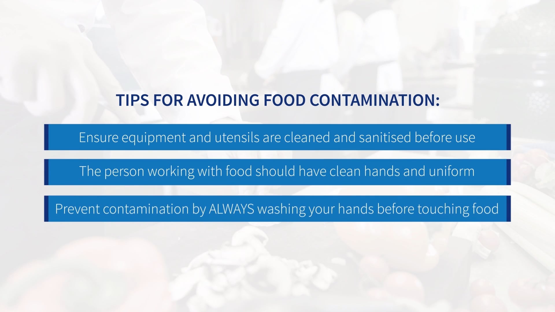 Avoiding Food Contamination
