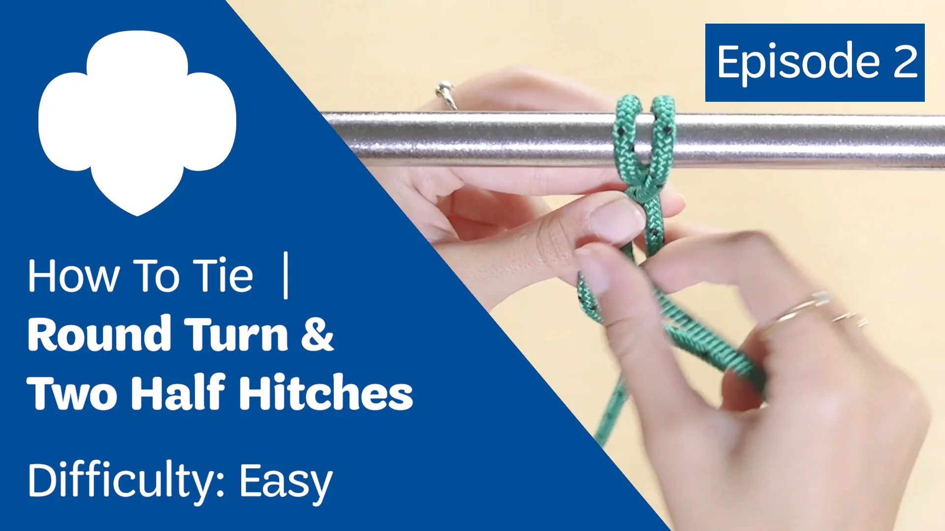 How to tie a Half Hitch 