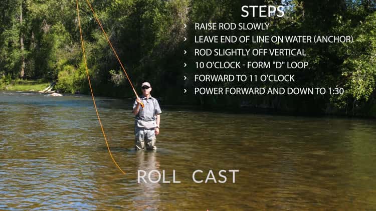 How To: Roll Cast while Fly Fishing on Vimeo