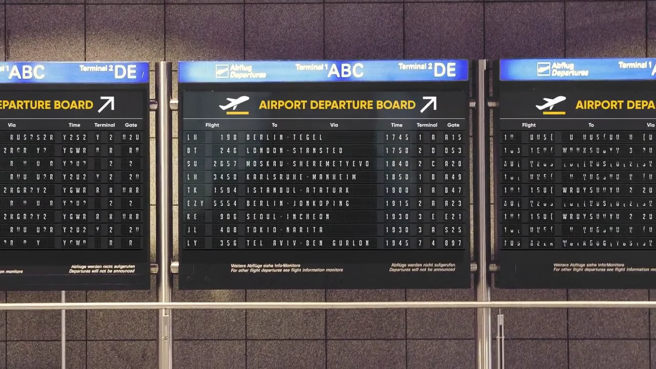 after effects airport departure board template download free
