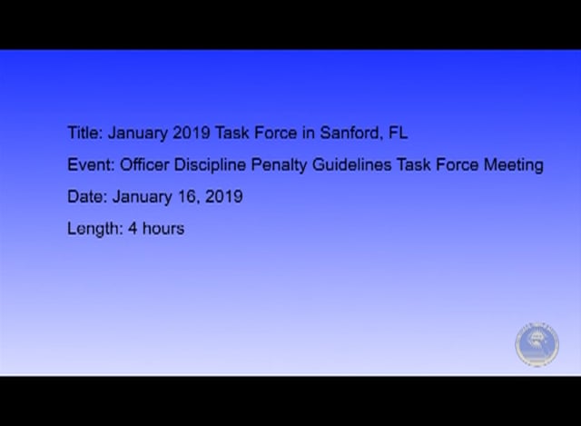 1-16-19 Task Force Meeting
